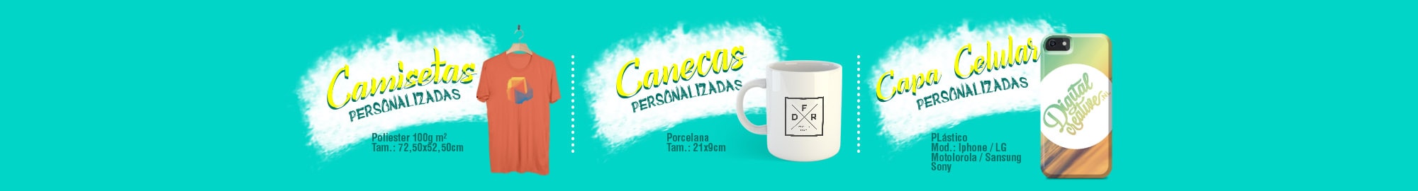 Camiseta, Caneca, Capa de Celular